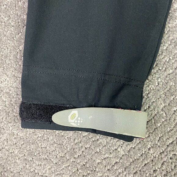 Mountain Hardwear Jacket Women's Large Black Hooded Fleece Lined - Picture 6 of 15